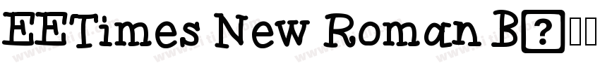 EETimes New Roman B字体转换